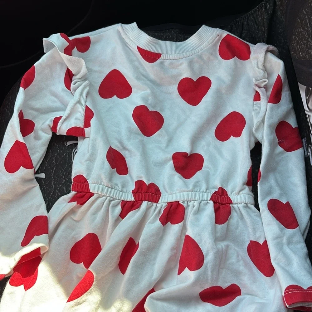 Hearts valentines Kids dress